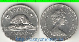 Канада 5 центов (1979-1981) (Елизавета II) (тип V)