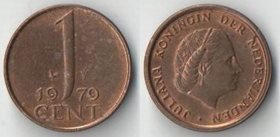 Нидерланды 1 цент (1969-1980) (Юлиана, тип II, петушок)