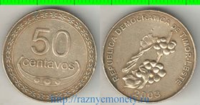 Тимор 50 сентаво 2003 год (из обращения)