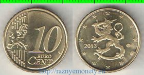 Финляндия 10 евроцентов 2013 год (тип IV)