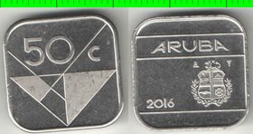 Аруба 50 центов (2015-2016) (Виллем)