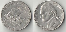 США 5 центов 2004 год Р (Льюис и Кларк)