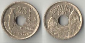 Испания 25 песет 1997 год (Мелилья)