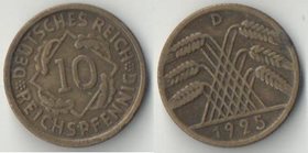 Германия (Веймарская республика) 10 REICHS пфеннигов (1924-1936) A, D