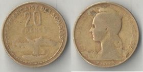 Сомали Французский берег (Джибути) 20 франков 1965 год (тип II, год-тип)