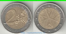 Мальта 2 евро 2008 год (биметалл)