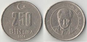 Турция 250000 (250 бин) лир 2004 год