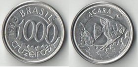Бразилия 1000 крузейро 1993 год