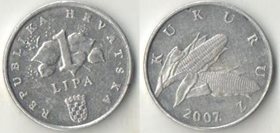 Хорватия 1 липа (1993-2007) KUKURUZ (надпись на хорватском)