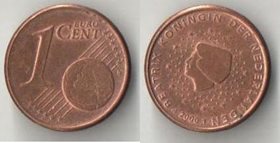Нидерланды 1 евроцент (1999-2003) (тип I) (Беатрикс)
