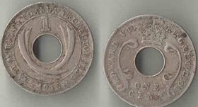 Восточная африка (Уганда) 1 цент 1910 год (Эдвард VII) (нечастый год)
